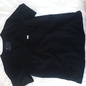 Figs Black Catarina Scrub Top